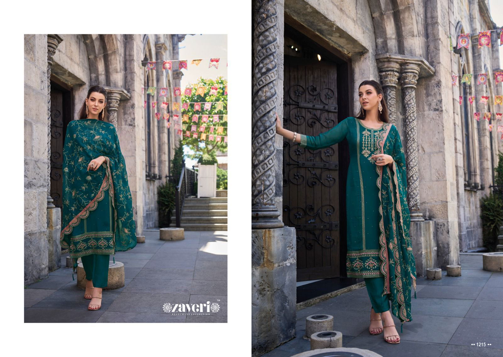 Jil Mil By Zaveri Heavy Designer Readymade Suits Catalog